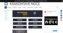 Desktop Screenshot of krakowskienoce.pl